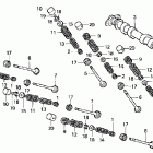 VFR800A Распредвал и клапана передний