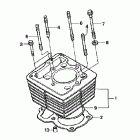 XR400R Цилиндр