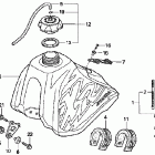 XR250R Топливный бак