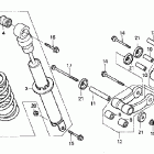 XR80R Задний амортизатор