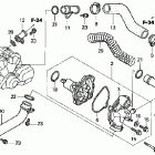 VTX1800S Водяной насос