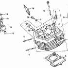 XR80R Головка цилиндра