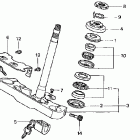 VT750CDA Траверса нижняя