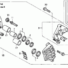 VFR800A Передний тормоз правый