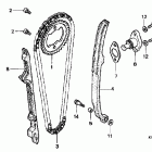 XR400R Цепь ГРМ