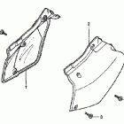 XR400R Боковая панель