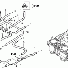VFR800A Throttle body (tubing)