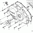 VFR800A Крышка картера правая