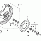 VT750CDA Переднее колесо