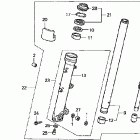 VFR800A Передняя вилка