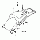 XR400R Заднее крыло