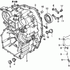 GL1500CD Задний кожух картера