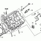 ST1100P Левая головка цилиндров