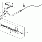VTX1800S Цилиндр сцепления