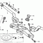 VFR800A Руль и панель переднего номера