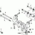 VFR800 Задний амортизатор