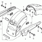 GL1500CD Заднее крыло