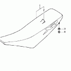 XR100R Сидение