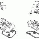 VT750CDA Крышка головки цилиндров