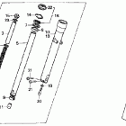 VT600C Передняя вилка
