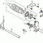 VFR800A Вилка переключения передач
