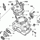 CR125R Cylinder head ('02-'03)