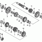 XR400R Трансмиссия
