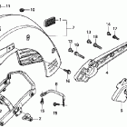VTX1800S Заднее крыло