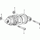 VT600C Задний амортизатор