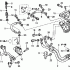 VFR800A Тормозные шланги задние (ABS)