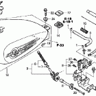 VT600C Топливный бак