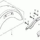 VT750CDA Заднее крыло