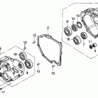 ST1100P Задний кожух картера