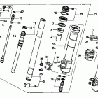 XR400R Передняя вилка