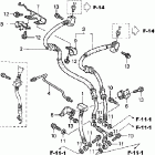 VFR800 Передние тормозные трубки