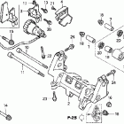 VFR800A Задний амортизатор (ABS)