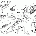 VTX1800S Топливный бак