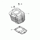 XR200R Цилиндр