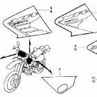 XR650L Наклейки