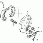 XR50R Передний тормоз