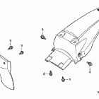 XR80R Rear fender 01-02