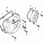 XR650R Крышка картера левая