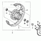 XR70R Заднее колесо