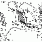XR650R Radiator @ thermostat