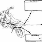 XR200R Предупредительные таблички