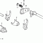 XR200R Вилки и валы выбора передач