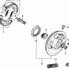 XR200R Передний тормоз