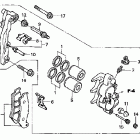 XR650L Передний тормозной суппорт
