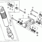 XR200R Задний амортизатор