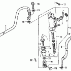 XR650L Задний тормозной цилидр